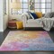 Homeroots 4 x 6 ft. Abstract Brights Sunburst Area Rug 385377 - alternate 3